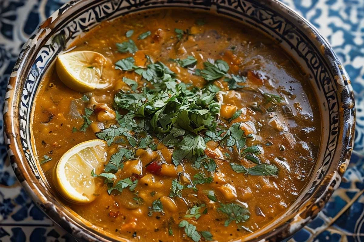 Authentic Moroccan Harira Soup