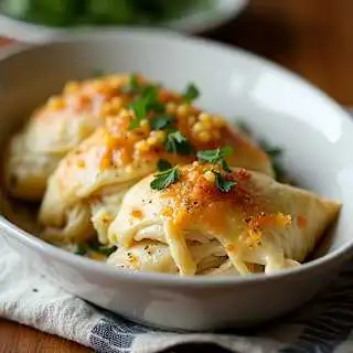 Chicken Spanakopita dish